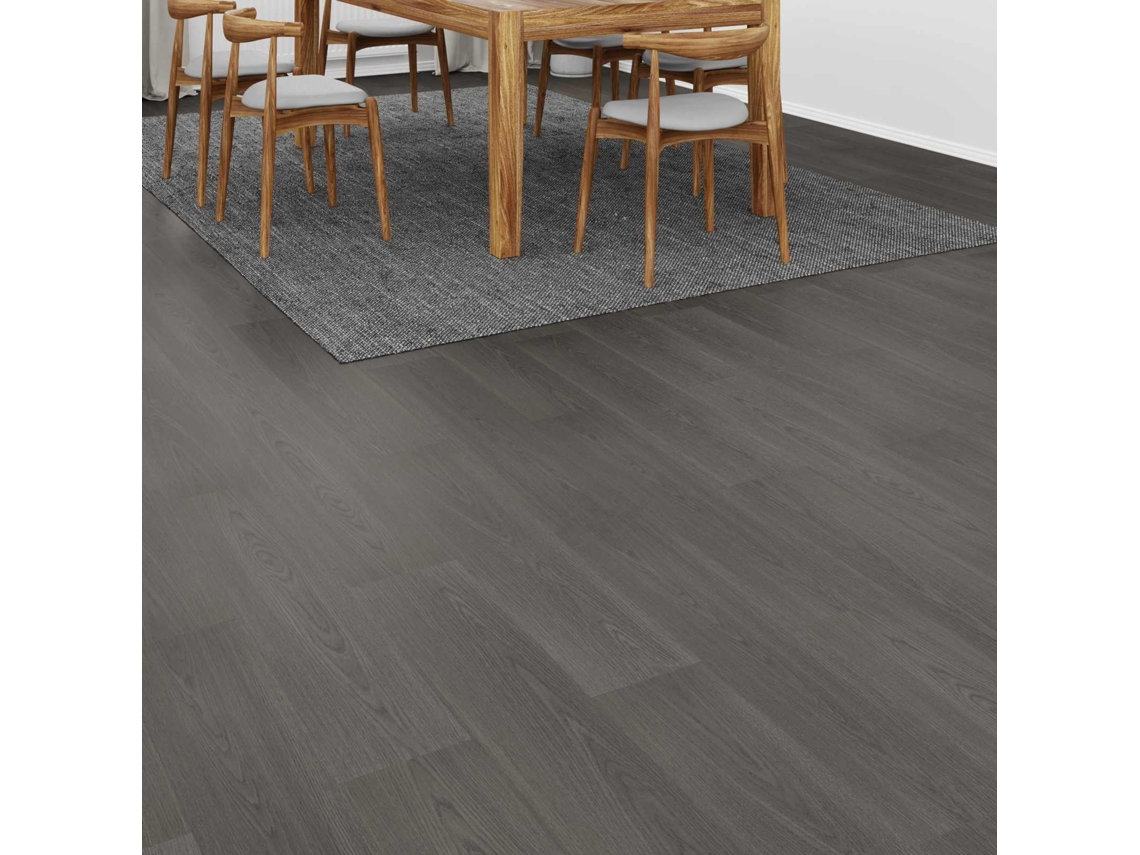 Vidaxl Piso Laminado Cinza Quente 101 X 20 X 0,8 Cm 5 Unid.
