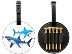 Bolsa para Tees Tribal Shark, preta, fácil de transportar e eficiente, S/MARCA