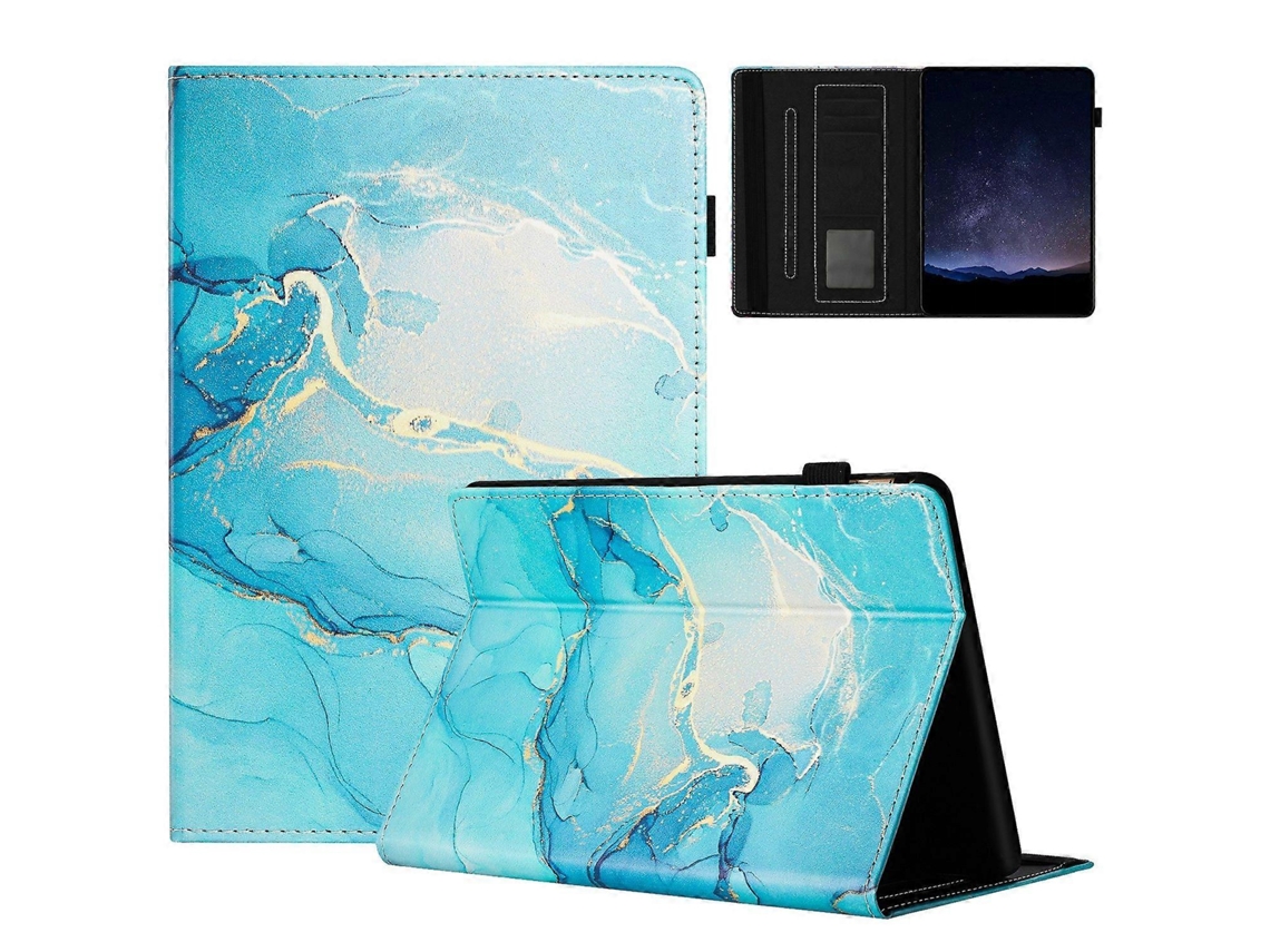 Capa de couro para tablet Marble Litchi Smart Webake
