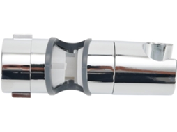 Suporte Deslizante Cromado Para Barra De Chuveiro, Ajustável, Para Tubos De 20mm A 25mm, Em Abs, Com 12, 3cm De