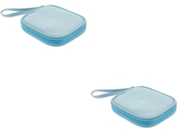 Conjunto de 2 Caixas Organizadoras para Fones de Ouvido, Estojo, Bolsa, Pequenos Acessórios e Cabos. SFUSHOS