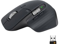 Rato LOGITECH MX Master 3 (Wireless - Pro - 4000 dpi - Cinzento sideral)