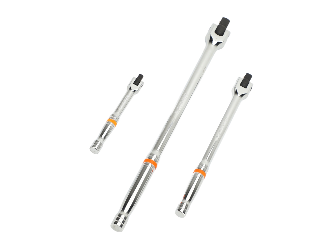 Set De 3 Barras Rotatórias De Acero Crv 1/2 3/8 1/4 Polegadas Para Reparação E Manutenção