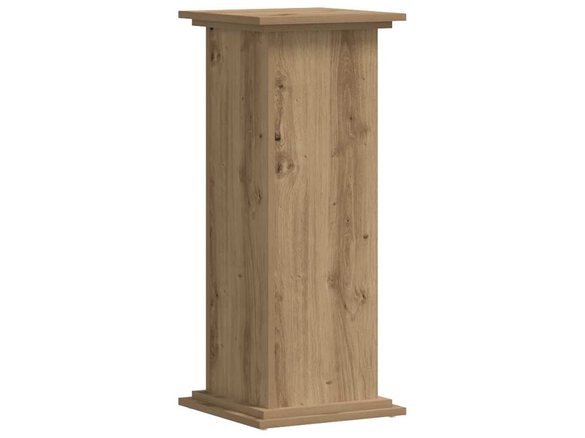 Plant Stand, Plant Stands Vidaxl Marrom Madeira Processada (33 X 33 X 80 Cm)