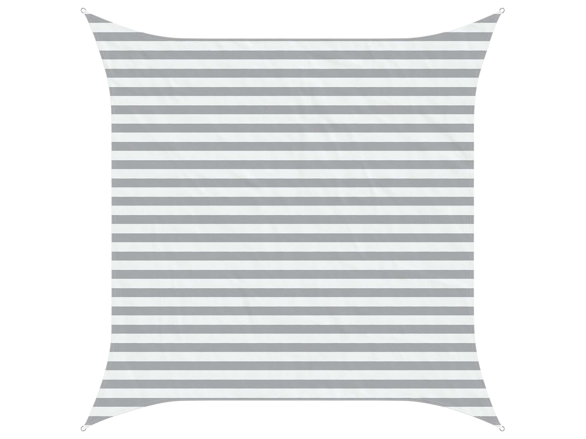 Conjunto 1 Sombra De Sol Vidaxl Cinzento-claro Poliéster (3 X 3 M)