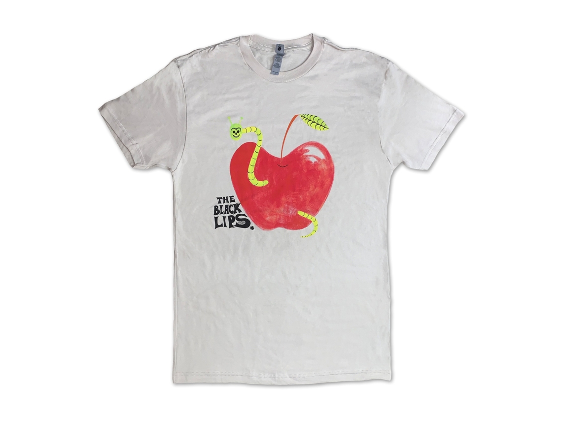 Black Lips Apple Worm T shirt ROCKINSTONE Unisex Adults Best Sellers Size:s