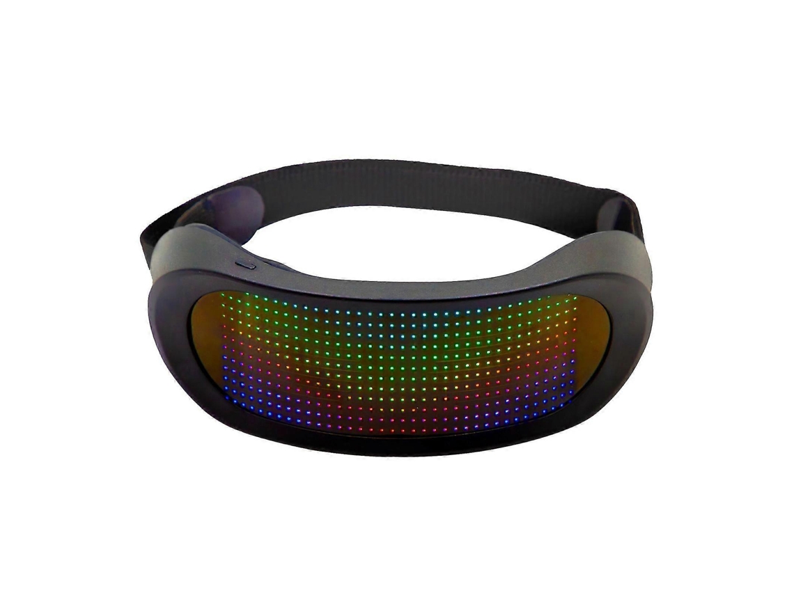 Óculos Luminosos Coloridos E Confortáveis ​​com Led, Compatíveis Com Bluetooth, Para O Halloween.