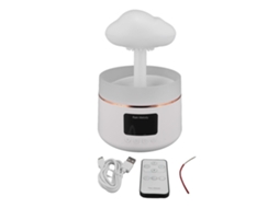 Umidificador De Nuvem De Chuva Com Luz Rgb Bluetooth, Modos Silenciosos E Função De Aromaterapia Controle Remoto