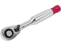 Chave De Catraca Profissional 72 Dentes, Encaixe Quadrado 1/4",