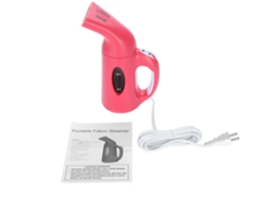 Laxiscreed Passadeira A Vapor Portátil Para Roupas, Remoção De Rugas, Fácil De Usar, Modelo Doméstico Vermelho Rosa