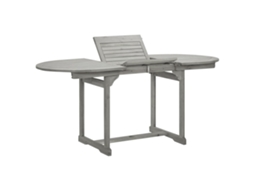 Garden Table, Garden Tables Vidaxl Cinzeto Madeira De Acácia (170 X 80 X 75 Cm)
