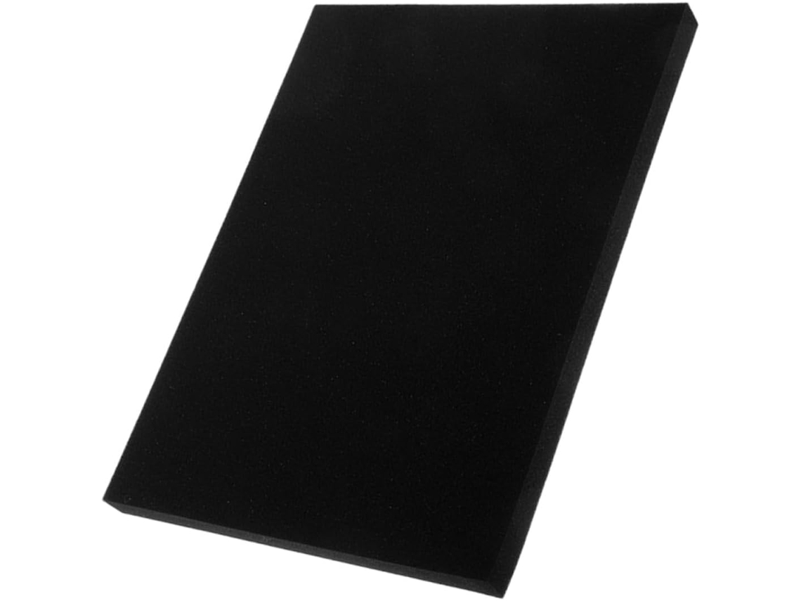 Painel de Espuma Protetora Alipis Packaging Padding Foam 405x305x40mm, Preto, para Envio e Proteção Itens Frág