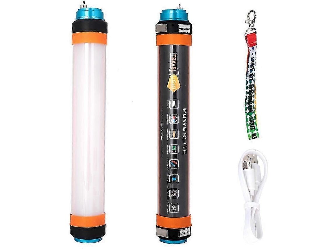 Lanterna Led À Prova Dágua, Lanterna Portátil Recarregável Usb Para Acampamento Ao Ar Livre Olysi Shop (t 30)