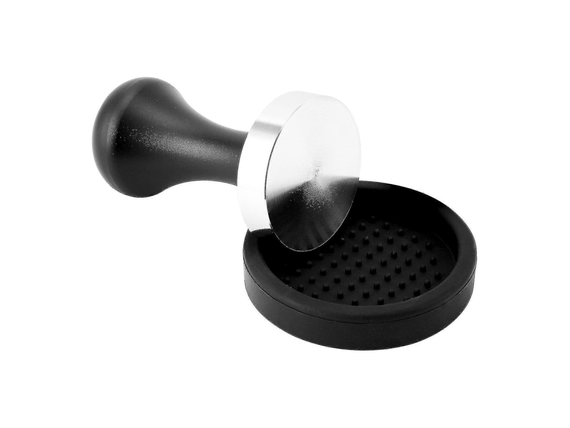 Conjunto De Compactador De Café, Carimbo Para Expresso Com Base Plana Em Aço Inoxidável Aquaforge