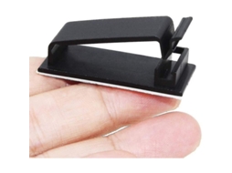 2026 50pcs Organizador de Cabos, Clips para Cabos Usb e Elétricos, Gerenciamento de Fios, Preto Ozf