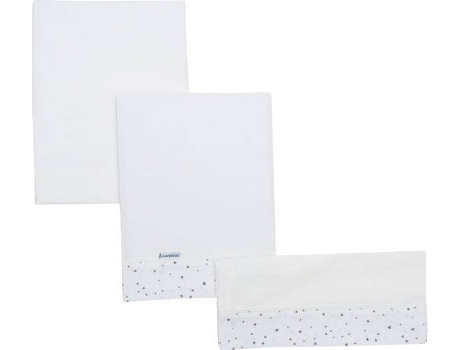 Lençóis para Alcofa  Astra Cinza (3Ps - 80x120 cm)