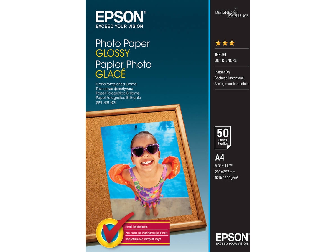 Papel Fotográfico EPSON Photo Paper Glossy Worten.pt