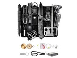 Kit De Ferramentas De Sobrevivência 17 Em 1 Ideal Presente Para Homens, Papai, Marido, Namorado Para Camping, Pesca, Caça, Caminhada