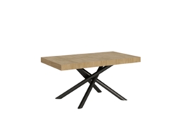Mesa de Refeição ITAMOBY Famas (90x160/264 - Painéis em Melamina - Carvalho Natural)