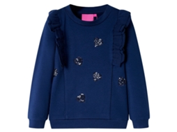 Sweatshirt Para Criança Azul-marinho 128