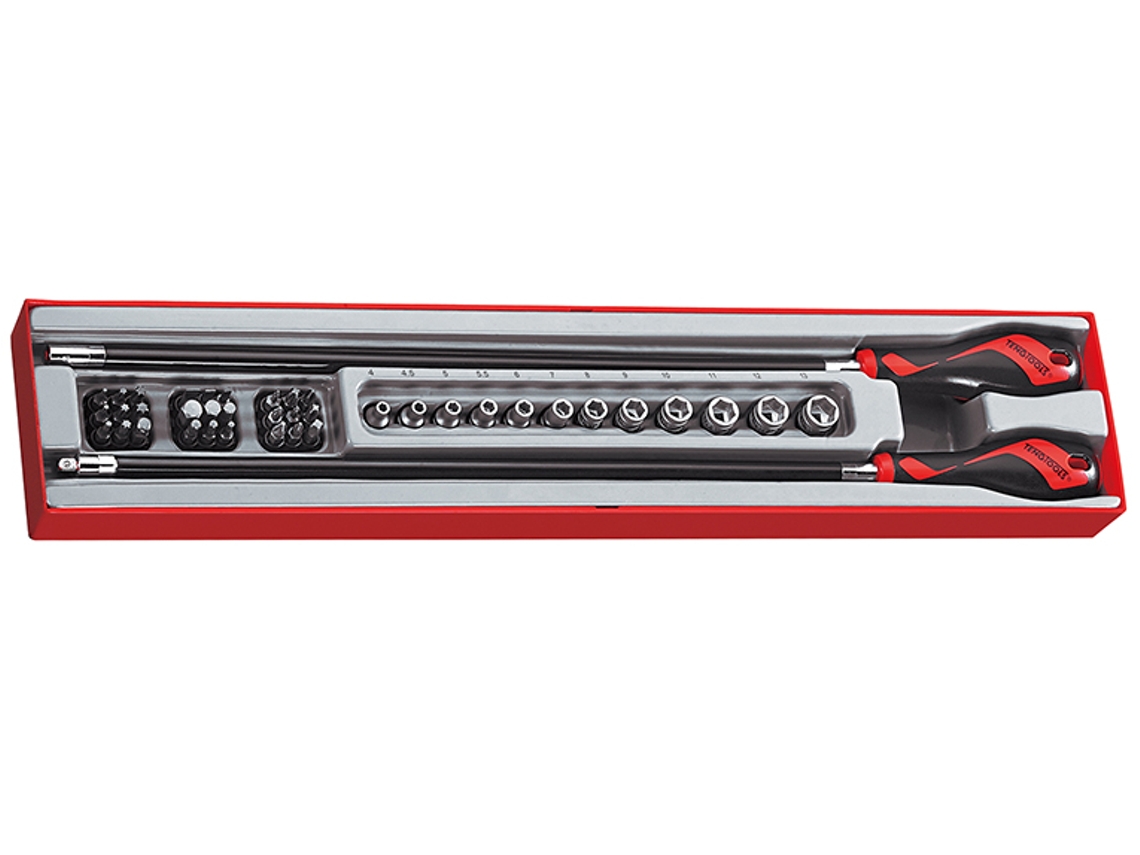 Conjunto De Bits E Chaves Flexíveis 41pcs Teng Tools Ttxmd41n