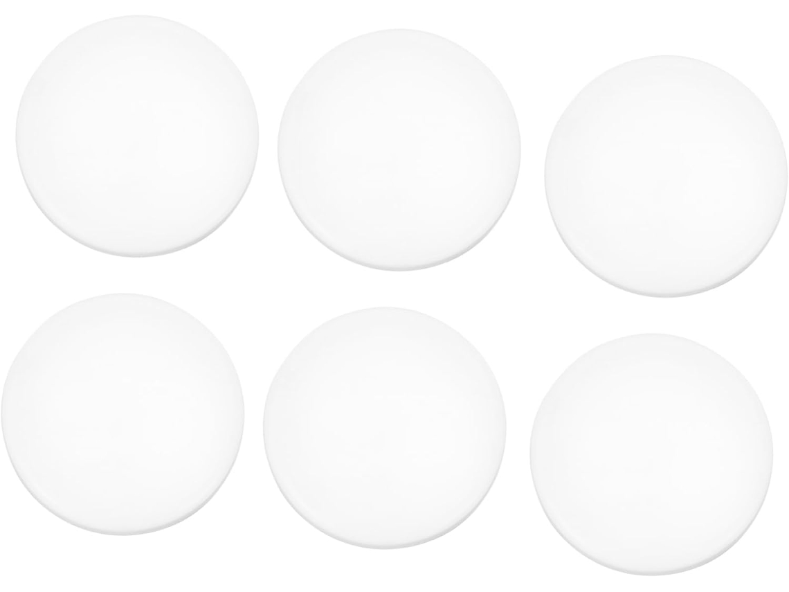 Conjunto De 6 Almofadas Silicone Para Armários Com Adesivo Forte Redução Ruído E Design Leve