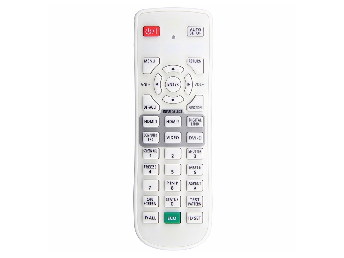 Controle Remoto De Substituição N2qaya000126 Para Projetor Panasonic Branco