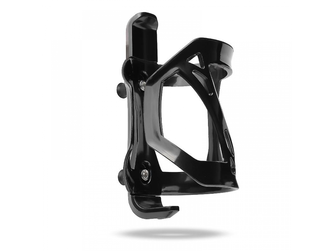 Suporte para Garrafa de Água de Bicicleta, Plástico, Cor Preto, Branco, Compatível com Preto AQUAFORGE