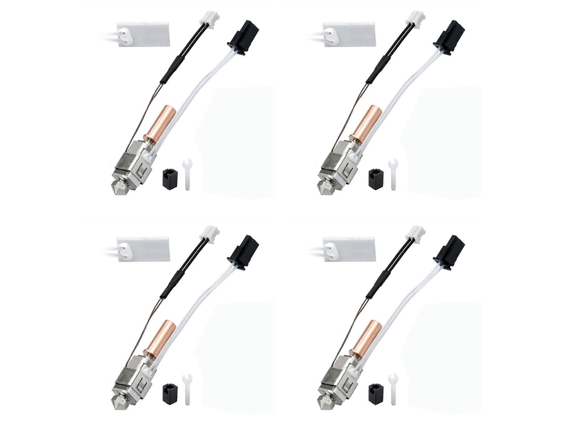 4x Upgrade For Anycubic Kobra 2 Hotend Kit,thermistor Heater Cartridge 0.4mm Print Hot End For Kobra 2 Plus/neo/kobra 2