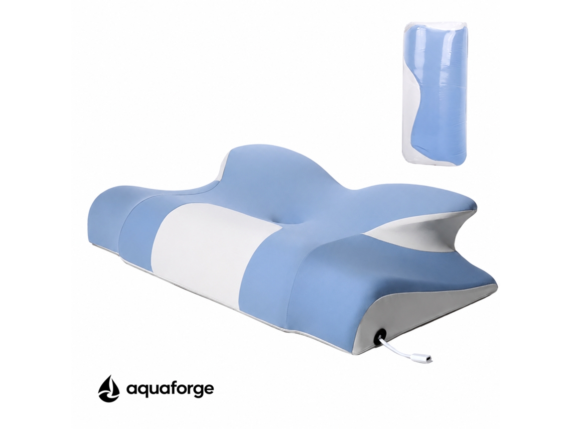 Almofada Cervical Ergonómica Espuma Viscoelástica 60 X 40 X 10 Cm
