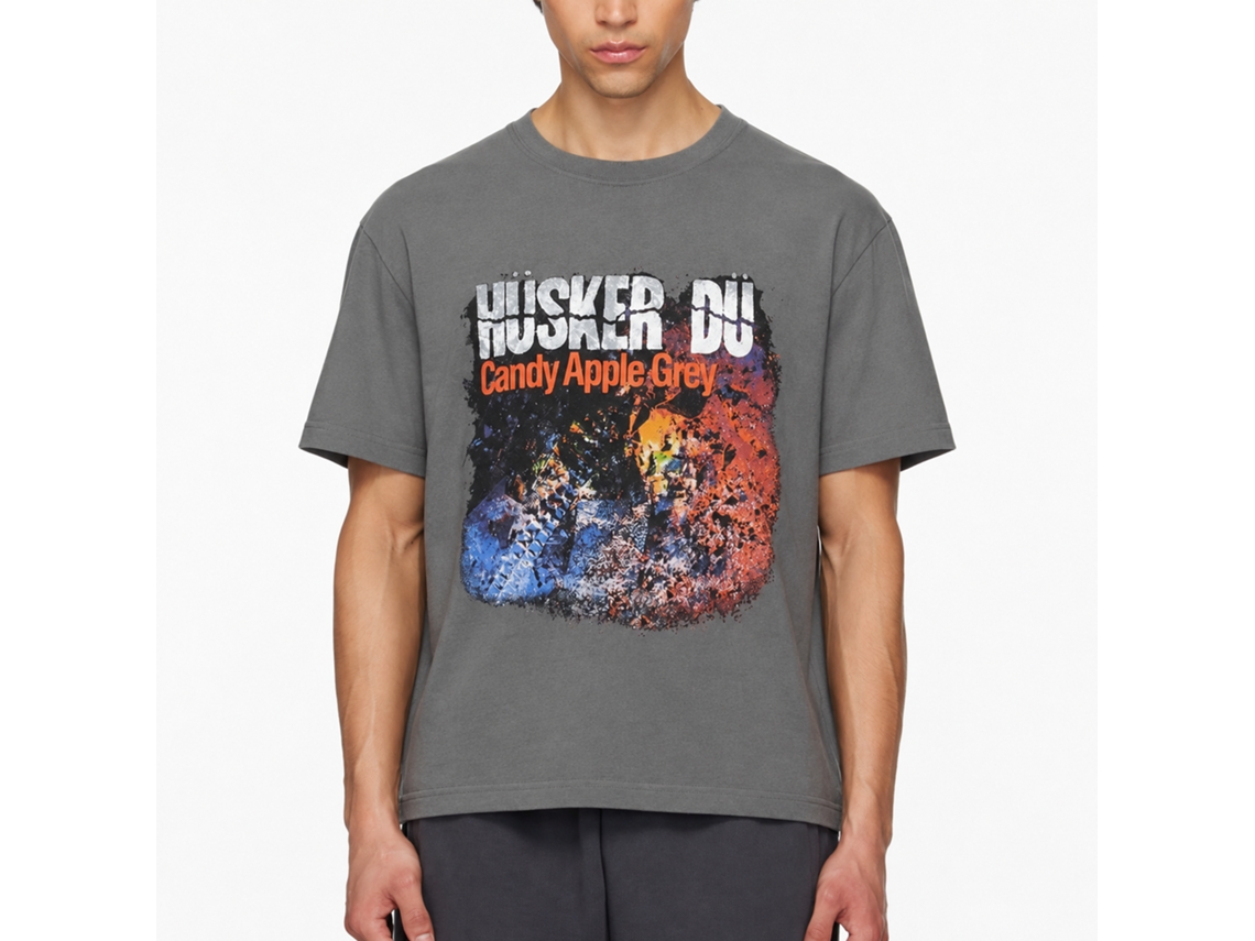 Husker Du Candy Apple Grey T-shirt Classic Unisex Adults Size:m