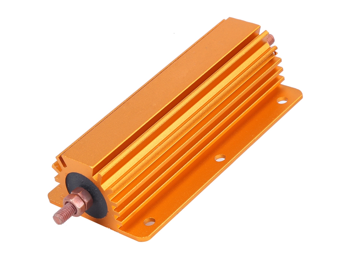 Resistência Rx24 200w 1r de Cáscara de Alumínio Oro para Fonte de Alimentação | S/MARCA