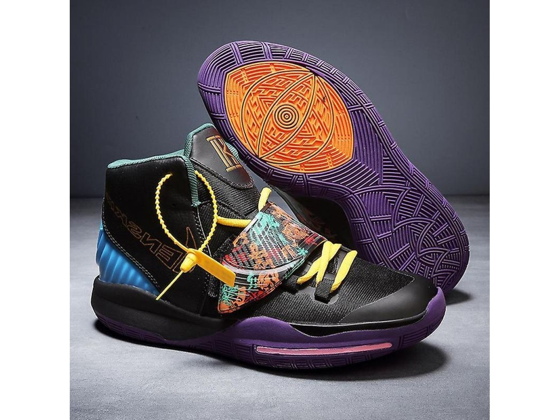 Zapatos De Basquete Para Adolescentes Antiderrapantes Altos Transpirables Com Proteção De Tornozelo Cuarenta Negro