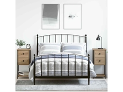 Vidaxl Armário De Cabeceira 2 Unid. Carvalho Artisiano 32 X 42 X 70 Cm