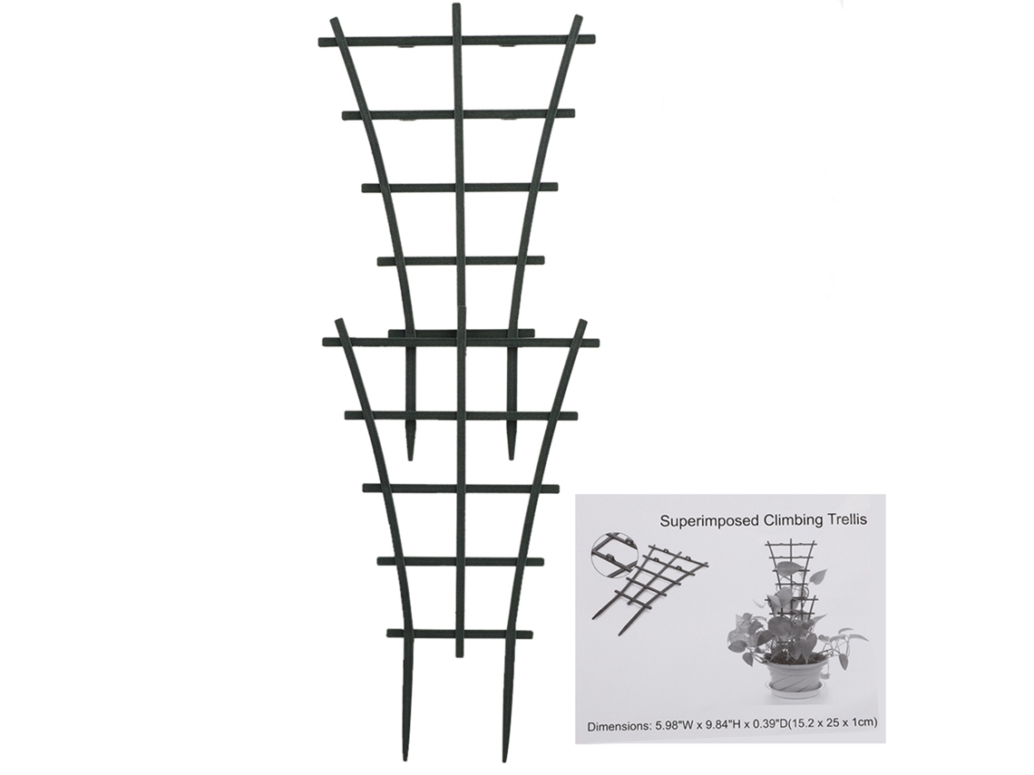 Suporte De Treliça Para Plantas De Plástico