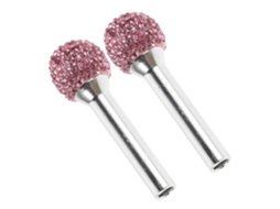 Inoomp Capa Para Maçaneta De Porta Carro Rosa Com Strass, Material Em Liga De Alumínio, Fácil Instalação, Design