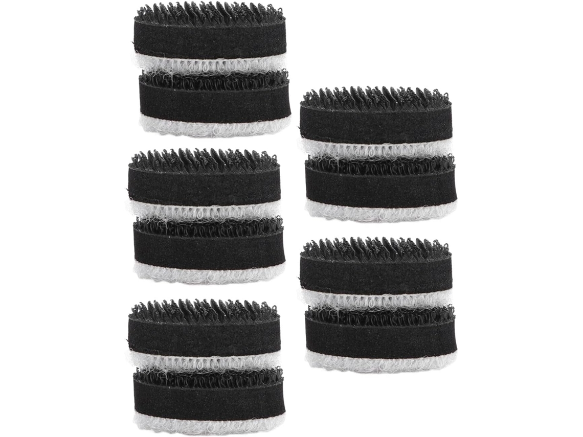 Almofada De Esponja Com Fecho Velcro, 10 Unidades, 25 Mm Densidade,