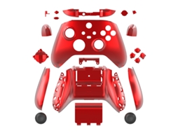 Capa PANOONA para Xbox Series X/s Substituição Completa Electroplated Red