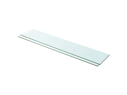 Vidaxl Prateleiras 2 Pcs 100x20 Cm Vidro Transparente