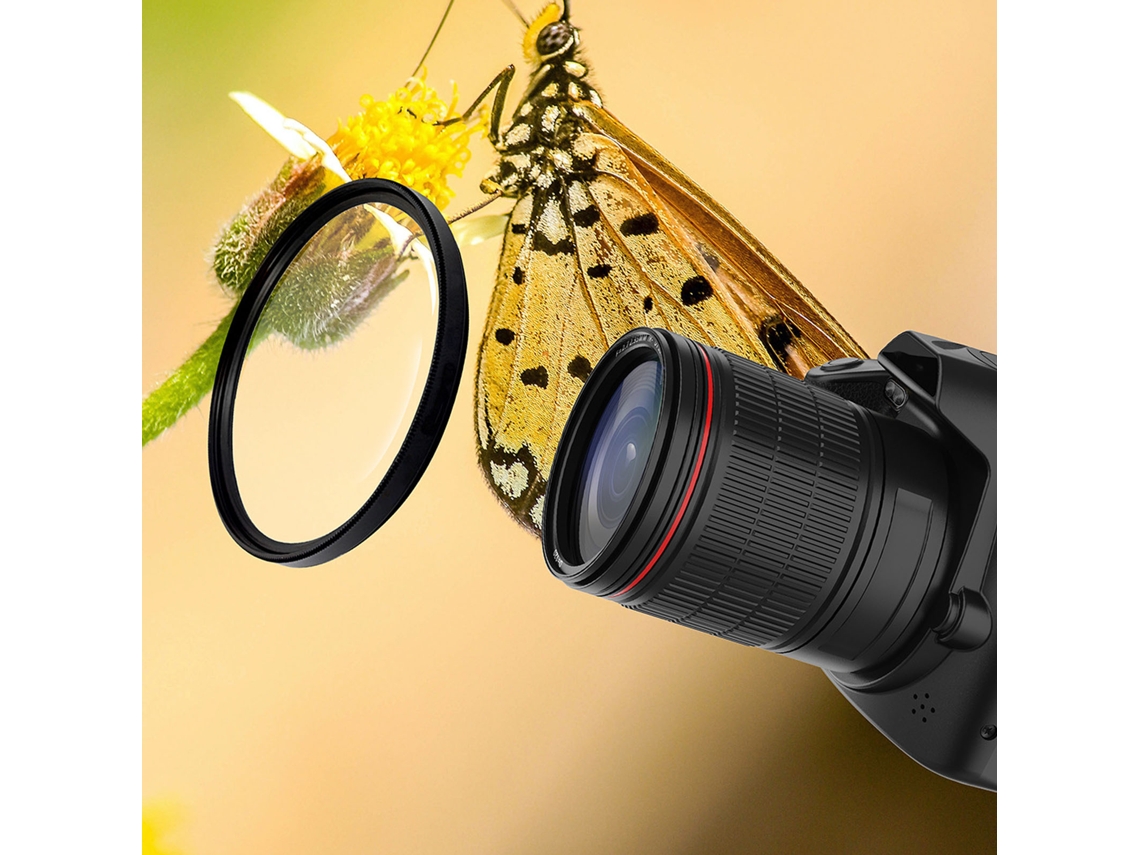 Câmera Digital Ips De 3 Polegadas, Tela Colorida 4k De 64 Mp, Zoom Digital De 16x, Câmera Digital Hd Para Vlogs E Fotografia E Vídeo Brilvibera