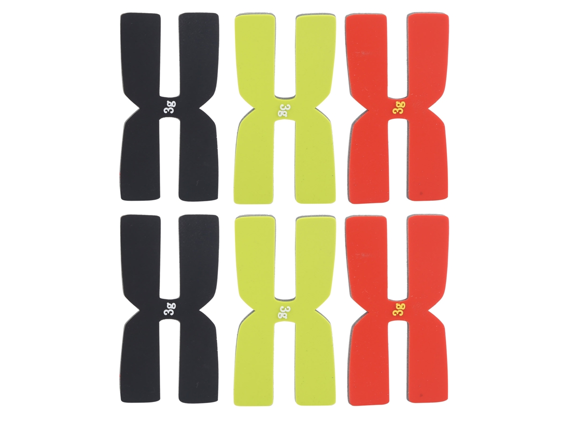 Junli 6pcs Peso de Silicone para Raquete de Badminton
