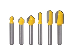 6er-pack Brocas De Carburo De Wolframio 90 Grados V-muttern Y Cabeza Redonda Para Cnc Y Gravado 3d