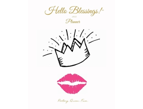 Livro 2022 Hello Blessings! Planner 2022 Weekly Horizontal Christian Planner De Ava Monroe (inglês)