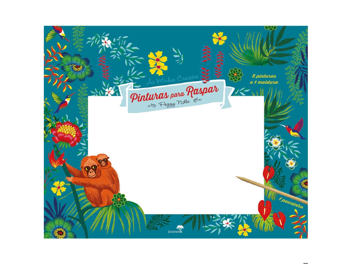 Livro Pinturas para Raspar - Florestas Encantadas de Peggy Nille (Português)