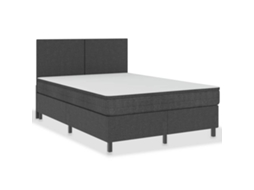 Box Spring Bed Frame, Box Spring Bed Frames Vidaxl Cinzeto Tecido (180 X 200 Cm)
