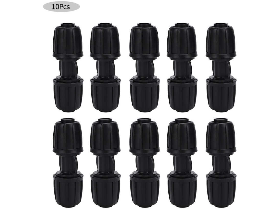 Kit De Irrigação, 10 Unidades, Medida 16mm, Sistema De Gotejamento, Para Vasos, Estufas, Hortas E Áreas Exteriores