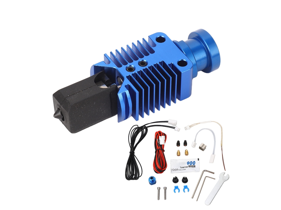 Kit De Bico Extruder De Alta Velocidade 500℃ Para Impressora 3d Ender 3 Aço Temperado 24v 48w