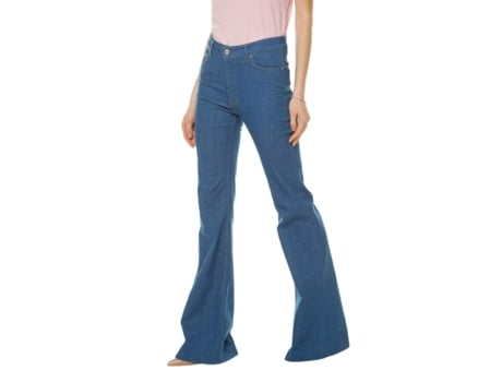 Jeans De Mulher Tru Trussardi Trussardi Pocket High Waist Bell Bottom (w27 |w27)