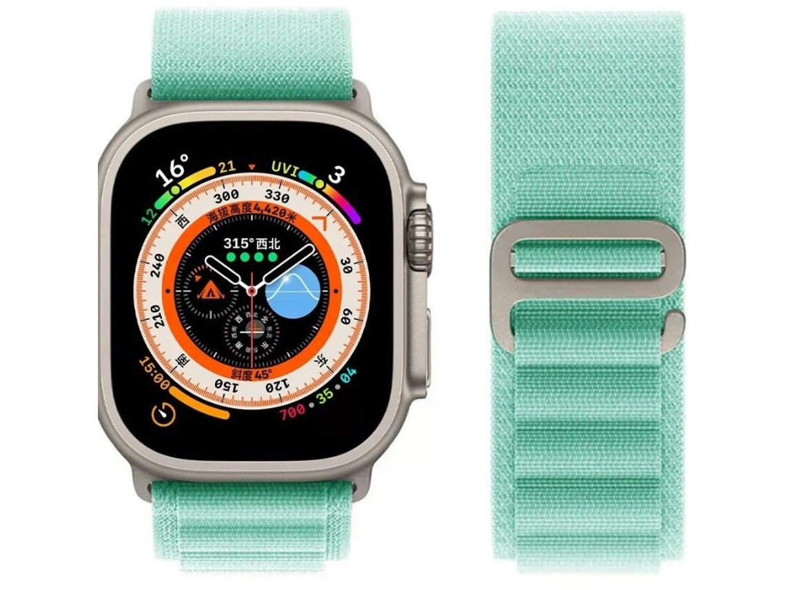 Pulseira ORYSIN Alpine Hook para Apple Watch 45mm Verde (45mm)