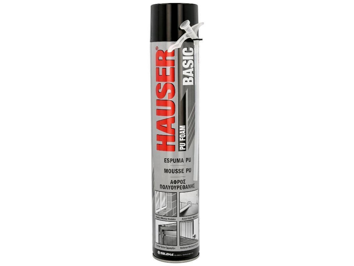 Espuma Poliuretano Hauser Basic Pu 670 Ml Quilosa